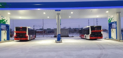 Новая АГНКС появилась в Нефтекамске, в котором выпускаются современные автобусы на метане